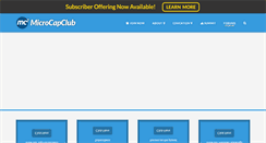 Desktop Screenshot of microcapclub.com
